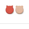 Image de Liewood - Bord Olivia (Set van 2) - Borden - Apple RedTuscany Rose Mix
