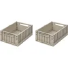 Image de Liewood Weston Opberg Box M - 2 Stuks - Sandy