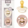 Image de BIBS Colour Fopspeen - 6-18 mnd - 2-pack - Rond - Ivory/Blush
