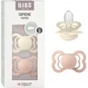 Image de BIBS Supreme Fopspeen - 6-18 mnd - 2-pack - Symmetrisch - Ivory/Blush
