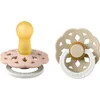 Image de BIBS Boheme Glow Fopspeen - 6-18 mnd - 2-pack - Rond - Blush/Vanilla