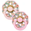 Image de BiBs x Liberty Chloe Meadow Fopspeen - Rond - 2 Stuks - 0-6 Mnd - Blossom Mix