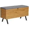 Image de House Nordic Opbergbank Barco - Naturel Hout - 92x48x33cm