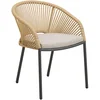 Image de House Nordic Tuinstoel Novella - Beige/Zand - Set van 2
