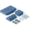 Image de Modu Curiosity Kit - Zachte blokken- 13 onderdelen- Open Ended speelgoed -Speelgoed 1 -2-3 jaar - Deep Blue / Sky Blue