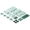 Image de Modu Dreamer Kit - Zachte blokken - 33 onderdelen - Open Ended speelgoed - Speelgoed 1 -2-3 jaar - Ocean Mint / Forest Green