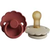 Image de FRIGG Daisy Fopspeen Baked Clay / Cream 0-6 Mnd 2 Stuks