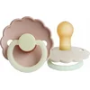Image de FRIGG Daisy Glow In The Dark Fopspeen - 2 Stuks - 0-6 Mnd - Cream/Blush