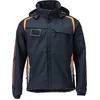 Image de Mascot Accelerate Safe Softshell jas met capuchon 23002-246 - donkermarine/hi-vis oranje - 4XL