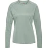 Image de Hummel Damen Beat W T-Shirt Longsleeve 230128 Green Milieu-S