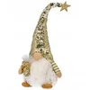 Image de Grote kerstkabouter gnoom 47 cm kerstman wit met verlichting JUMIhome