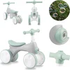 Image de MoMi Tobis - Loopfiets - Balance Bike - Met Bellenblaas, Licht & Claxon - 18 maanden tot 3 jaar - Grijs
