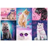 Image de Trefl puzzel 1000 stukjes katten - Super cats dierenpuzzel.