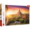 Image de Trefl legpuzzel 1000 stukjes - Ancient Temple Burma puzzel voor volwassenen.