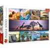 Image de Trefl puzzel Afrika - 1000 stukjes - legpuzzel collage.