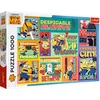 Image de Trefl legpuzzel Minions - 1000 stukjes - kleurrijke cartoon puzzel.
