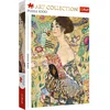 Image de Trefl puzzel 1000 stukjes - Art Collection Lady with a Fan karton FSC.