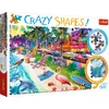 Image de Trefl puzzel - Crazy Shapes Miami Beach - 600 stukjes karton.