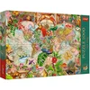 Image de Trefl puzzel Antique World Map - 1000 stukjes educatief karton.