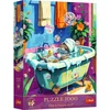 Image de Puzzel 1000 Trefl Premium Plus - Dieren- en mensenartikelen: miauw, ontspanning, herhaal 12141