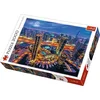 Image de Trefl puzzel 2000 stukjes - Dubai skyline nacht - premium kwaliteit.