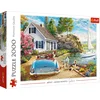 Image de Trefl puzzel 2000 stukjes Holiday Haven - vakantie puzzel voor volwassenen.