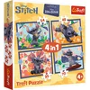 Image de Puzzel 4 in 1 Stitch - 35+48+54+70 stukjes