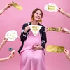 Image de PartyDeco - Photoprops Baby shower gold (6 stuks)