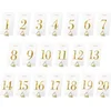 Image de Transparant Goud - 20 stuks