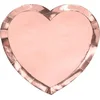 Image de Borden Rose Gold hartvorm 21 cm (6 stuks)