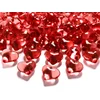 Image de PartyDeco Tafel hartjes - rood 21mm