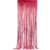 Image de PartyDeco - Deurgordijn Rood (0,90 x 2,5 m)