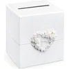 Image de PARTYDECO - Witte enveloppendoos met rozenhart