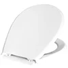 Image de Bisk Lilia Serie - Universele Witte WC-Bril - Hoge Kwaliteit Polypropyleen - EASY CLEAN Systeem