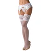 Image de Obsessive Sexy Hold Up Kousen met Kanten Rand    Erotische Kousen   Maat L/XL   Wit
