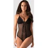 Image de Obsessive Open kruis body - Erotische Body - Maat L/XL - Zwart