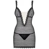 Image de Obsessive Jurk met Kant - Erotische Jurk - Maat S/M - Zwart