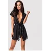Image de Obsessive Kimono & String - Erotische Kimono - Maat XXL - Zwart