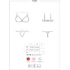 Image de Obsessive Luvae BH-Set - Erotische Lingerieset - Maar S/M - Zwart