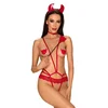 Image de Obsessive Joylace Transparante Babydoll - Zwart