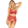 Image de Obsessive - Lonesia Garter Belt Red L/XL