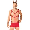 Image de Obsessive - Mr Reindy Harness, Shorts, Headband With Horns S/M