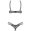 Image de Obsessive   Euridia 2-delige Crotchless Set   Zwart