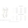 Image de Obsessive - Novenes Crotchless String - Zwart