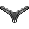 Image de Obsessive - Arrowel String Met Open Kruisje - Zwart