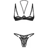 Image de Obsessive - Olianna 2-delige Open Set - Zwart