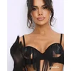 Image de Obsessive - Rossay 4-delige Open Set - Zwart
