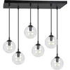 Image de Emibig Glostrup vallende bollen voor eettafel transparant 14 cm met E14 lampen - Creëer een gezellige sfeer in uw eetruimte