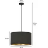 Image de Emibig Middelfart hanglamp zwarte rond E27 - Perfect voor een strak interieur