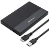 Image de Qoltec - Aluminiumbeschermhoes - SATA - USB 3.0 - 2TB - Zwart